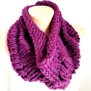 New Purple Cowl Scarf